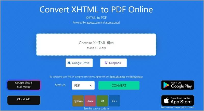 aspose html to pdf online converter