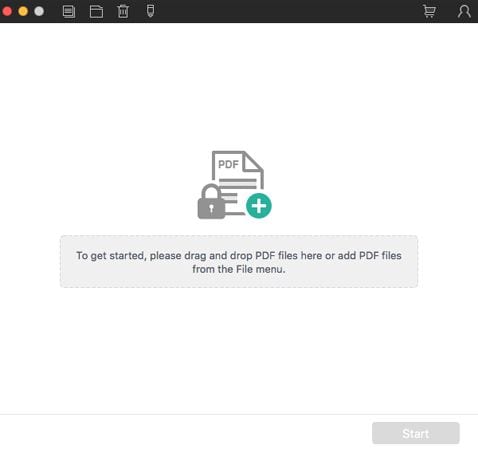 Run Wondershare PDF Password Remover for Mac