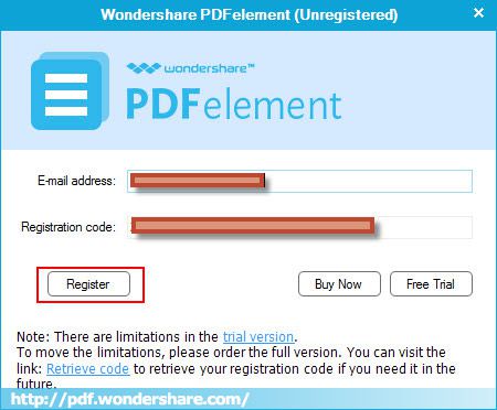 register wondershare pdfelement 