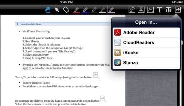 adobe ipad pdf reader