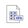 نماذج pdf مبنية على xfa