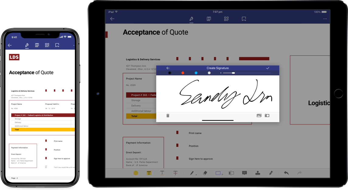 pdf signer free app