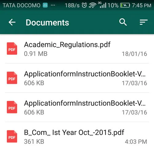 attach pdf whatsapp