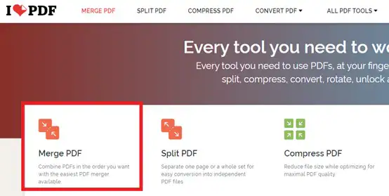 merge pdf tool