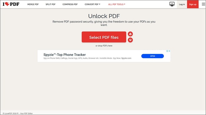 i love PDF password remover online
