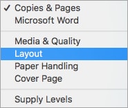 print word on mac