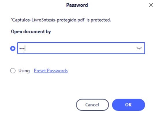  type password