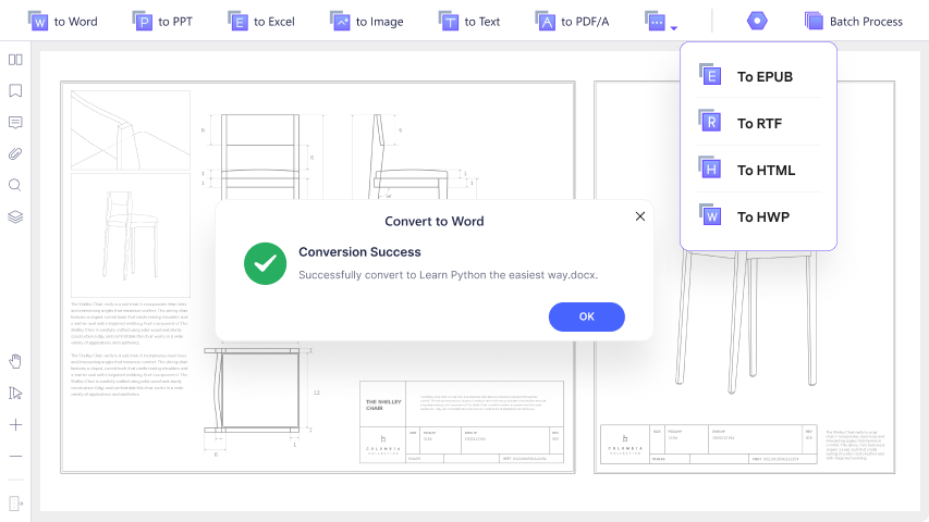 convertir des pdf