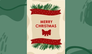 Weihnachtskarte PDF Download