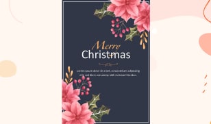 Frohe Weihnachten Karte PDF Download