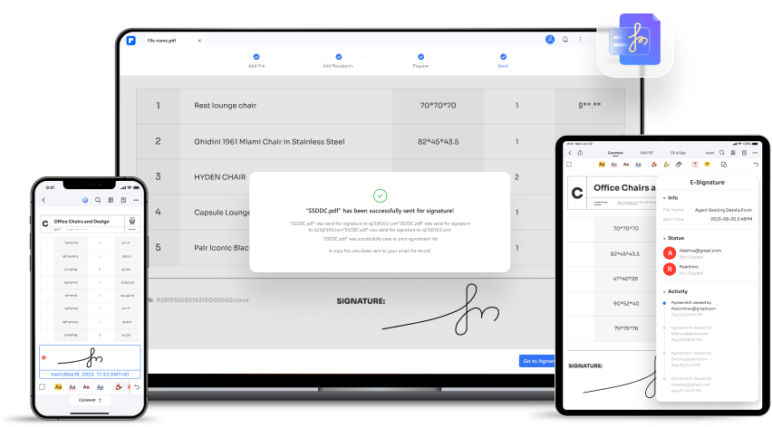 pdfelement ensign feature