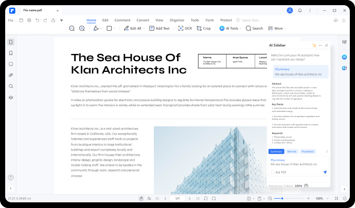 pdfelement ai sidebar
