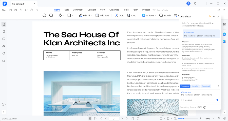Handle PDF Documents Smartly with PDFelement AI PDF Editor