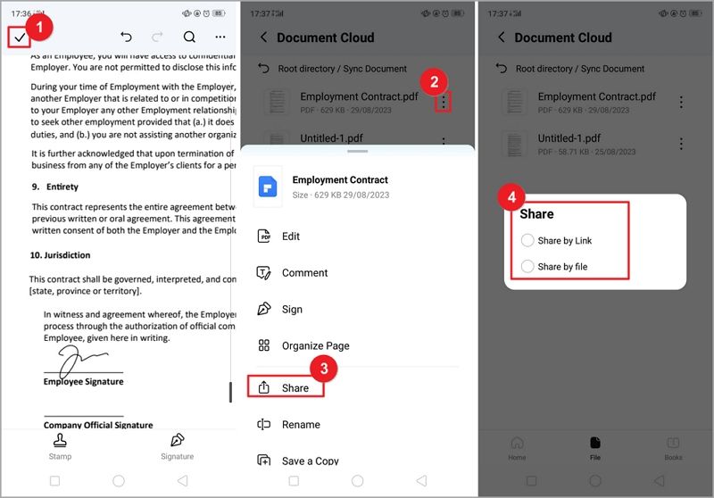 PDFelement PDF speichern