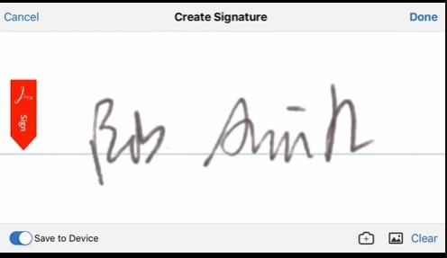 créer une signature