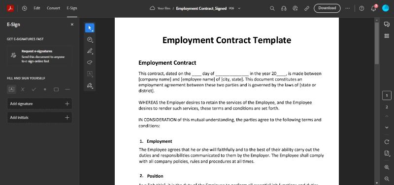 compilare il modulo pdf