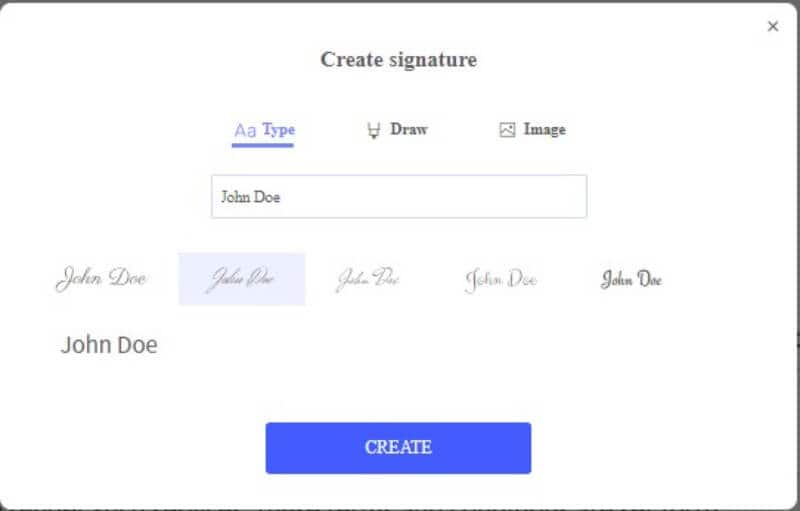 hipdf create signature