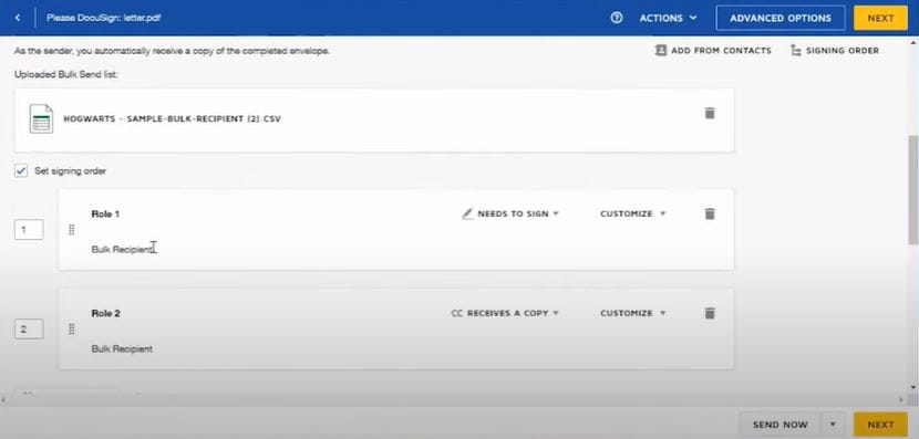 docusign review import