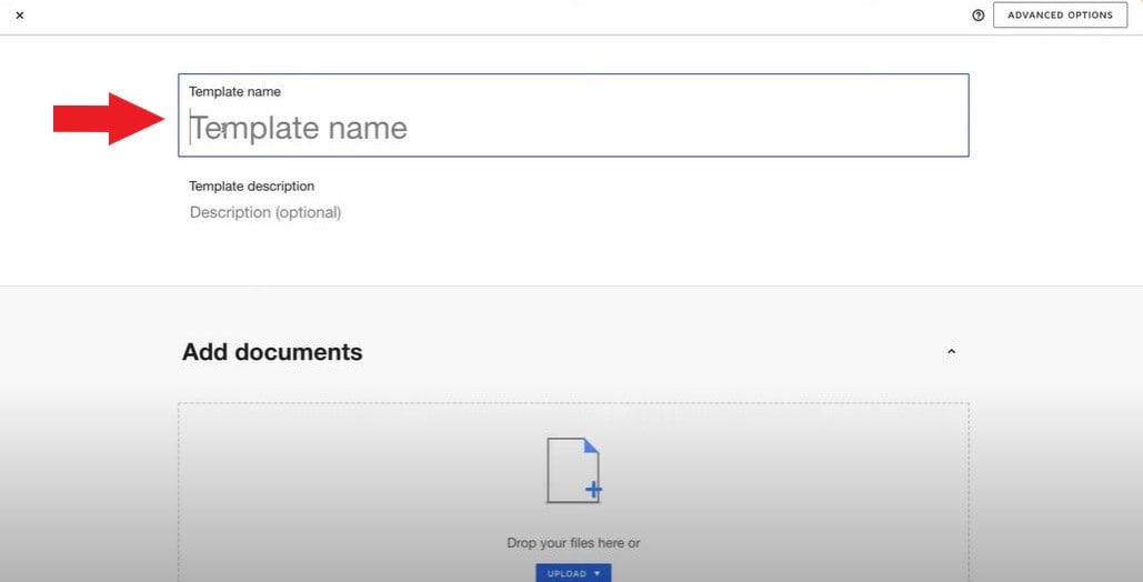docusign template name and description