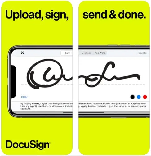 aplicación docusign