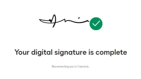 complete digital signature