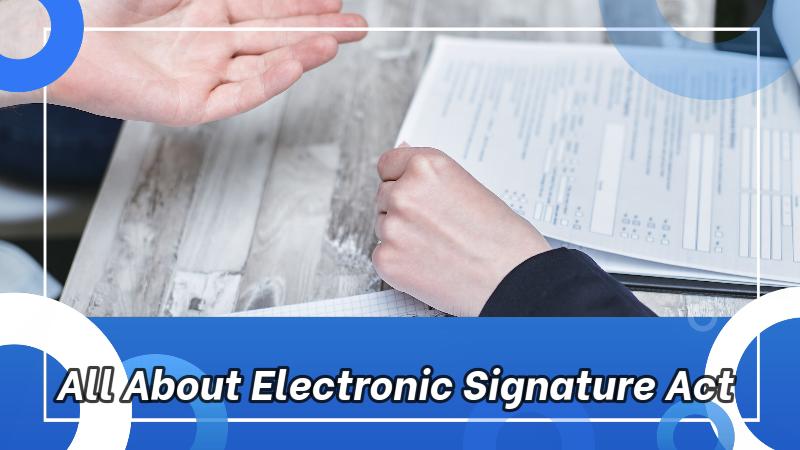 introduction to electronic signature act