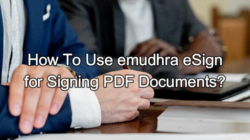 digital signature tool emudhra