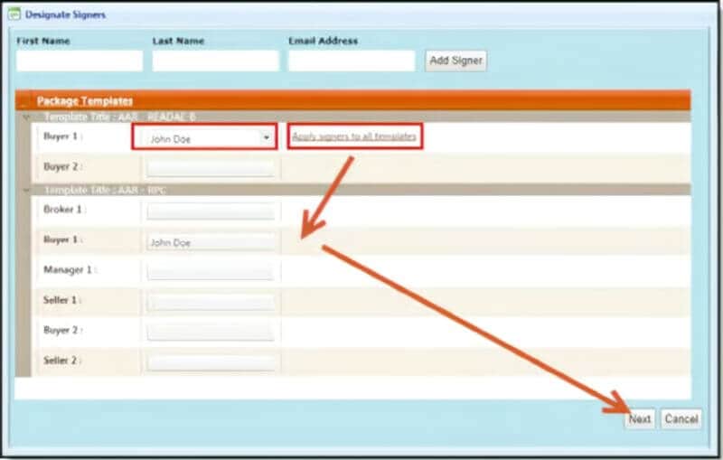 adding signers to correct roles