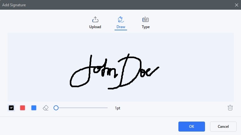 pdfelement ajouter une signature