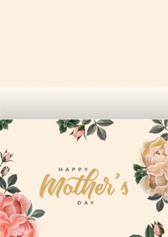 plantilla de tarjeta del Día de las Madres