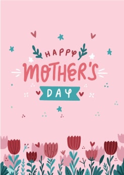mothers day card template