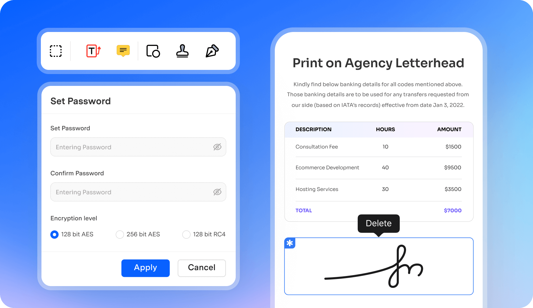 Signer et protéger les PDF