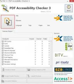 vérificateur d'accessibilité pour pdf