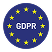 EU GDPR compliance logo