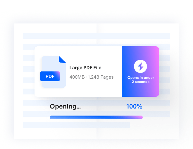 Open Large PDFs Faster