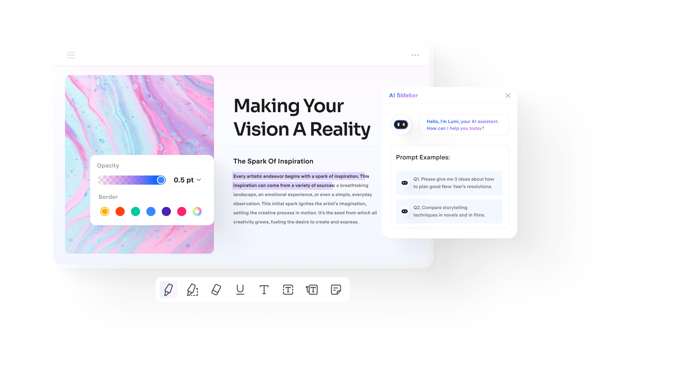 Read PDFs seamlessly with AI