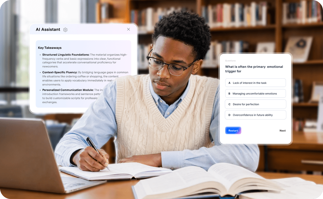 generate quizzes for exam revision