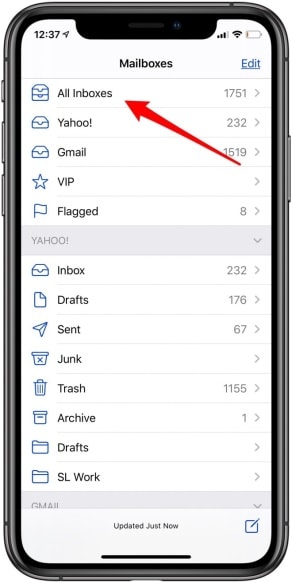 detele all your emails at once on your ios 14 iphone or ipad