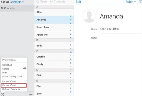 recupera los contactos perdidos de icloud en ios 14