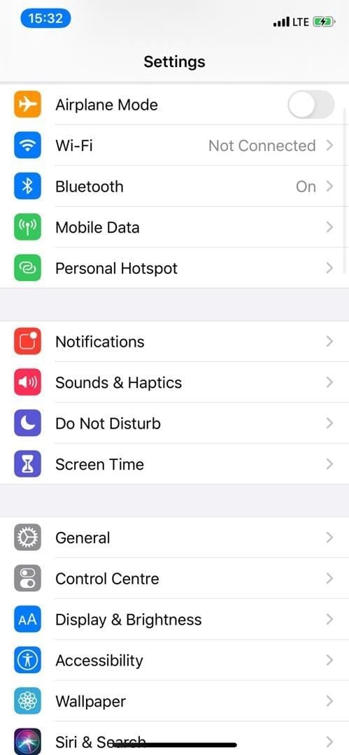 turn off airdrop on an iphone for ios 14
