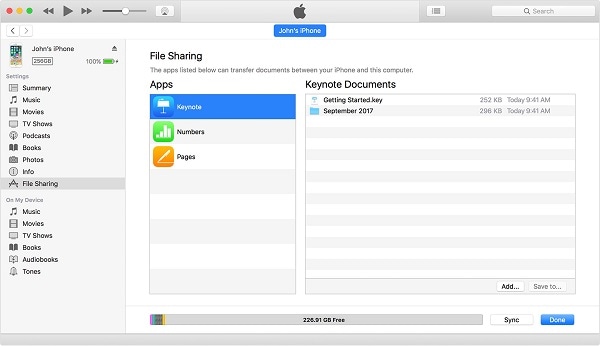 copia y pega elementos a través de dispositivos apple