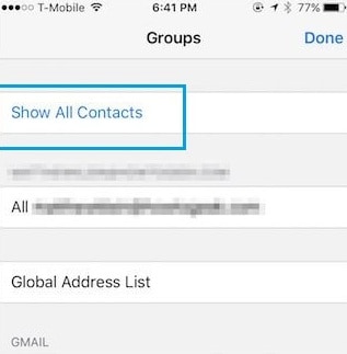 my phone contacts data has been lost on ios 14