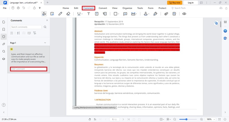 pdfelement mark up and annotation tool