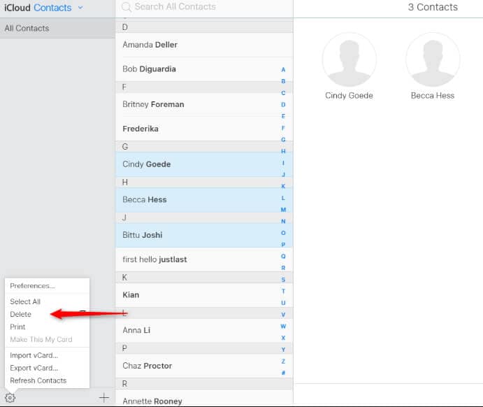 remove duplicate contacts on macos 10.14