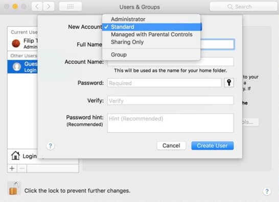secure your mac on macos 10.14