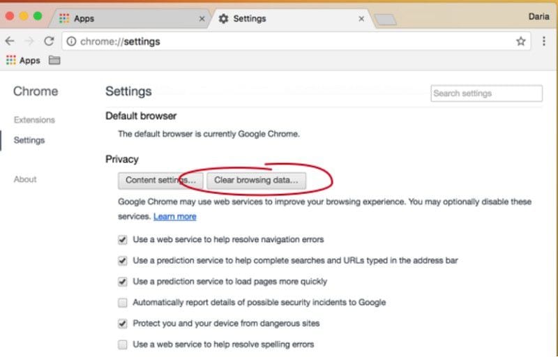 why wont chrome set as default browser for mac
