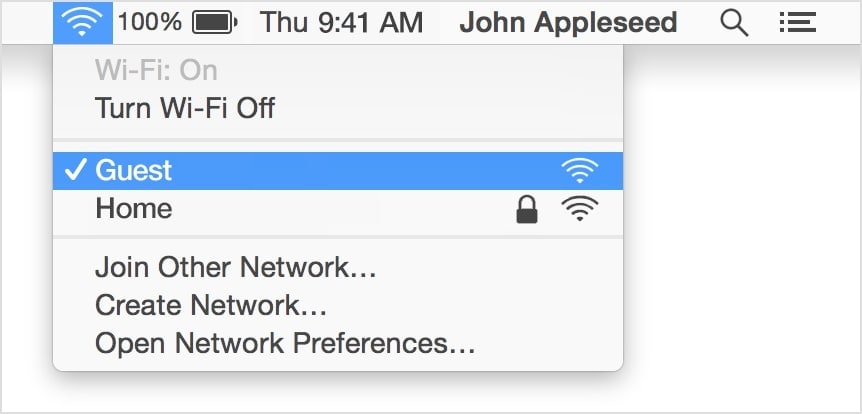Mac WiFi Settings for macOS 10.15