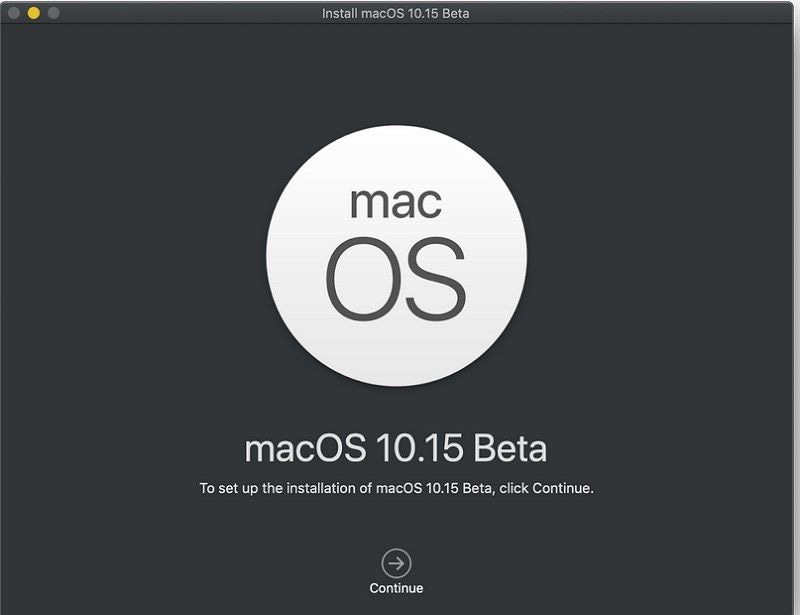 fix a black screen on macOS 10.15