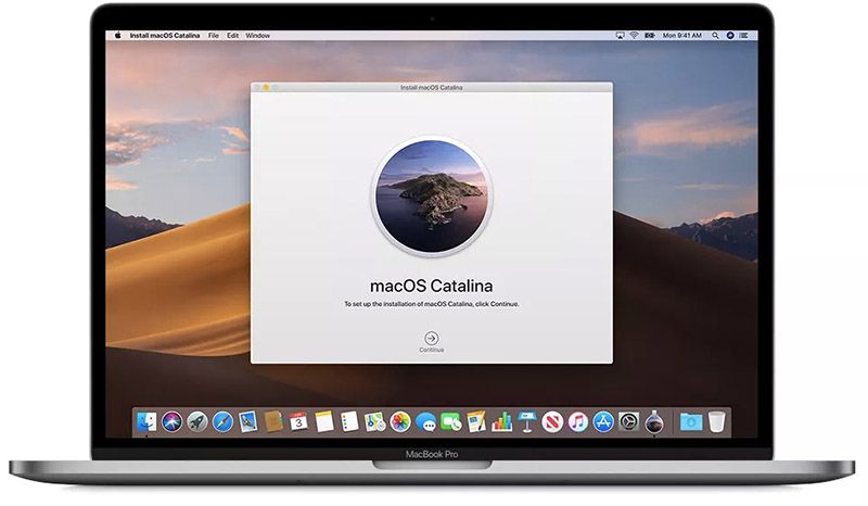 macOS 10.15 Upgrade schlägt mit einem Fehler fehl