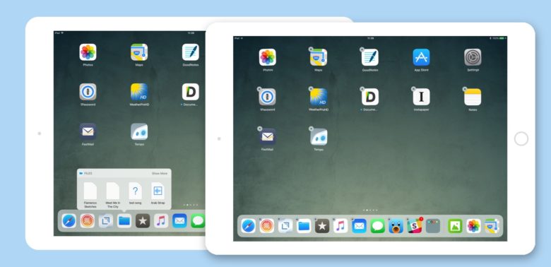 comparación de iOS 13 frente a iOS 12